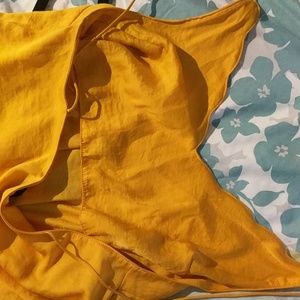 Topshop Dresses - Gold short dress Topshop Dresses - Gold short dress
